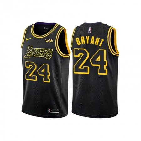 Los Angeles Lakers Kobe Bryant 24 Nike City Edition Miesten Pelipaidat Swingman 